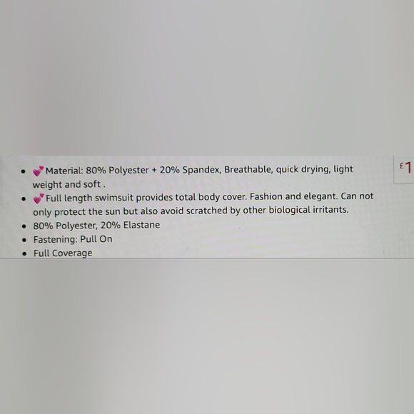 NWT SAVE THE CORAL DIVING SURFING SWIM SUN BLOCK PROTECTION  SPF SUIT - Picture 4 of 15